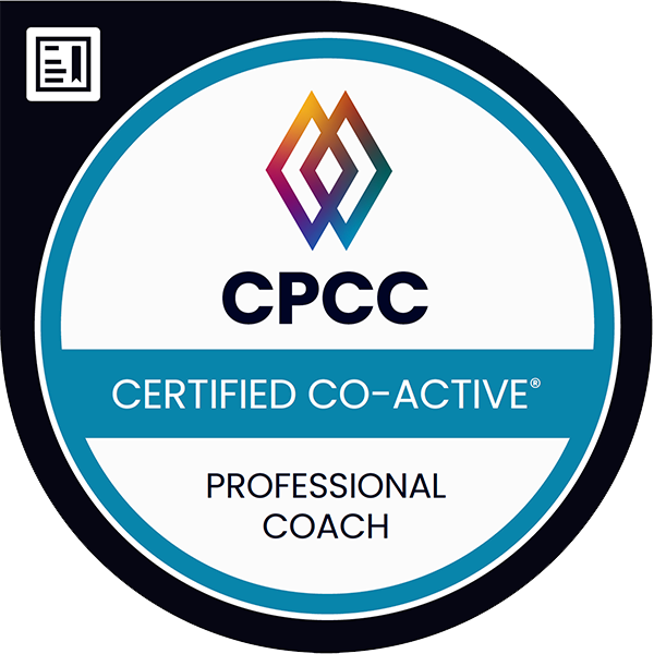 Certified Professional Co-Active Coach (CPCC) badge